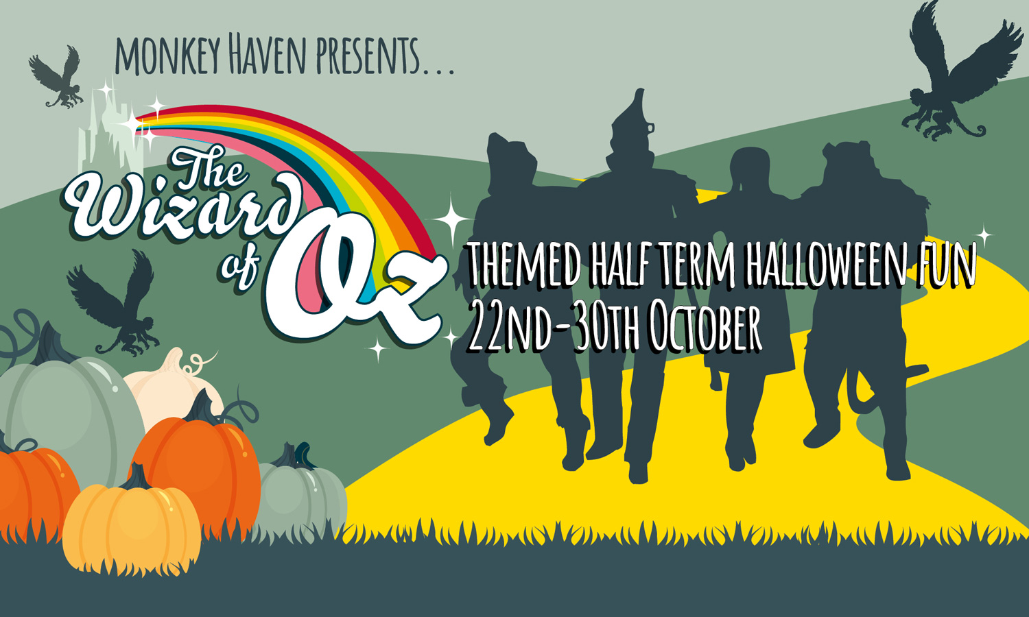 Wizard of Oz themed October half term fun at Monkey Haven